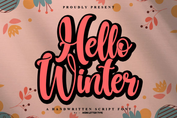 Hello Winter Font