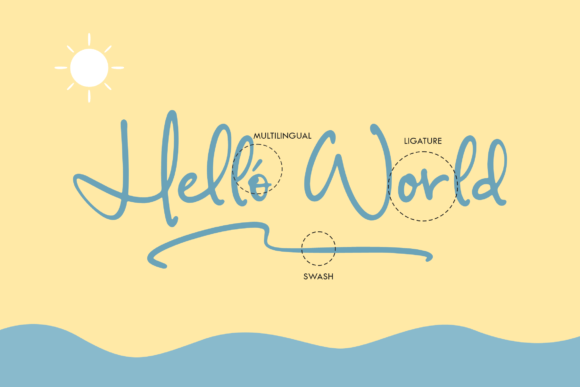 Hello World Font Poster 11