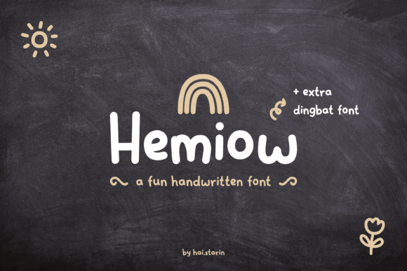 Hemiow Font Poster 1