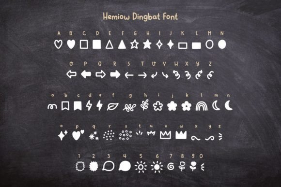 Hemiow Font Poster 3