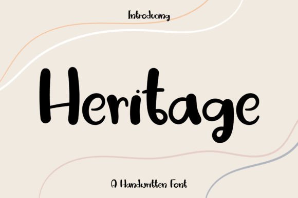 Heritage Font Poster 1