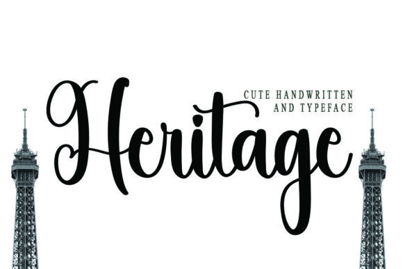 Heritage Font Poster 1