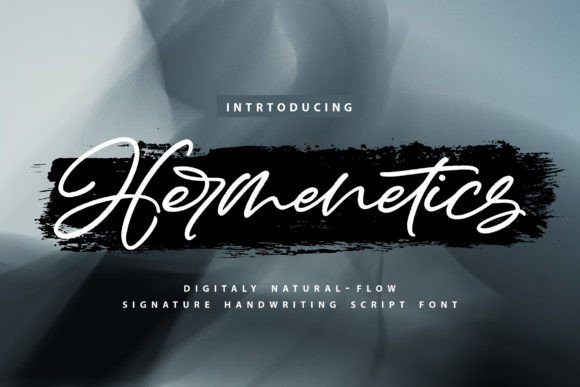 Hermenetics Font Poster 1