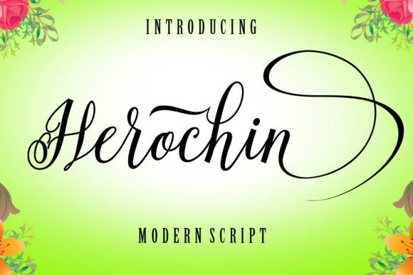 Herochin Font Poster 1