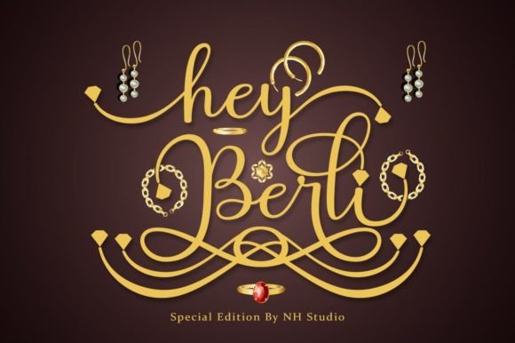 Hey Berli Font Poster 1