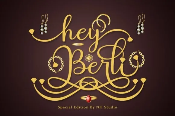 Hey Berli Font Hey Berli Font Poster 1