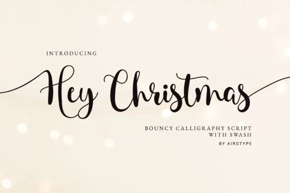 Hey Christmas Font