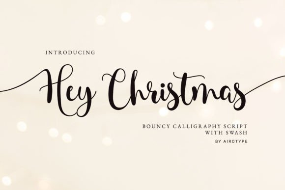 Hey Christmas Font Poster 1