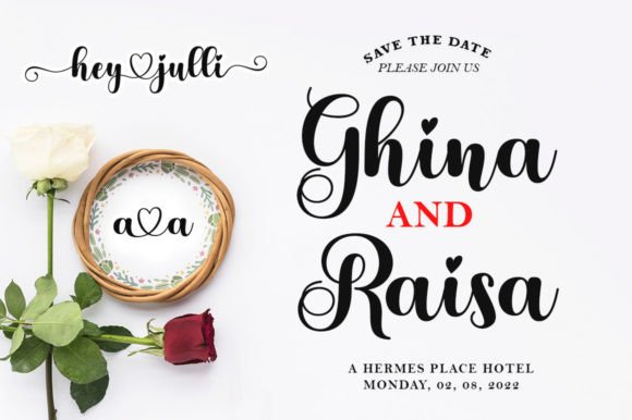 Hey Julli Font Poster 3