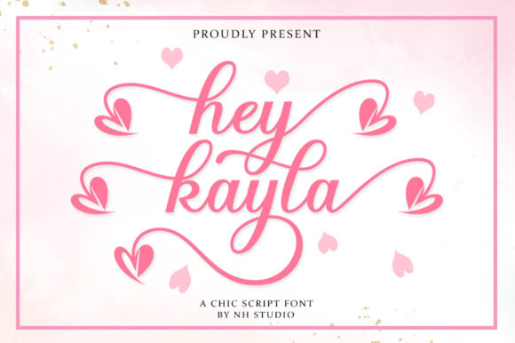 Hey Kayla Font Poster 1