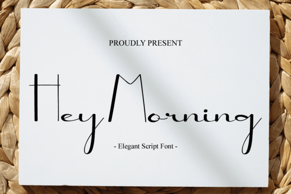 Hey Morning Font