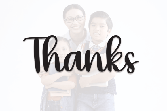 Hey Teacher Font Poster 8