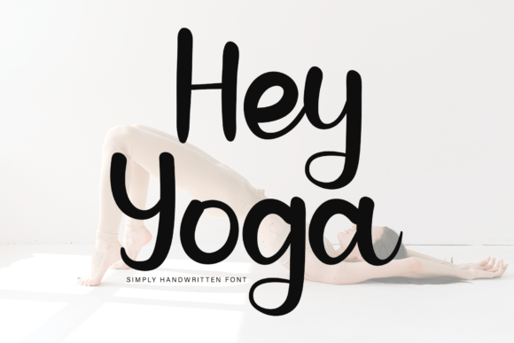 Hey Yoga Font Poster 1
