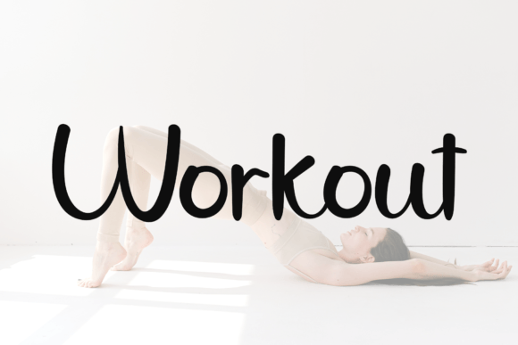 Hey Yoga Font Poster 2
