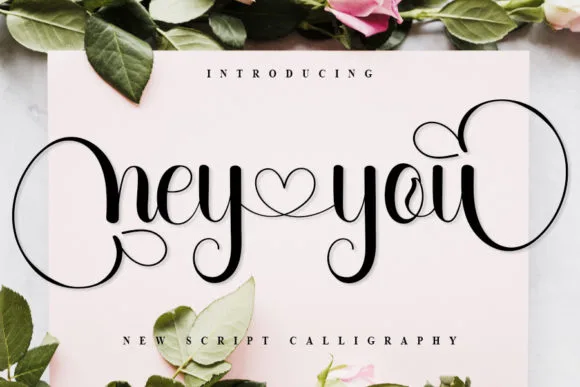 Hey You Font Hey You Font Poster 1