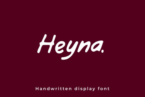 Heyna Font Poster 1
