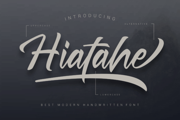 Hiatahe Font Poster 1