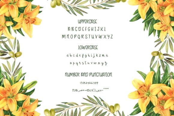 Hibiscus Font Poster 3