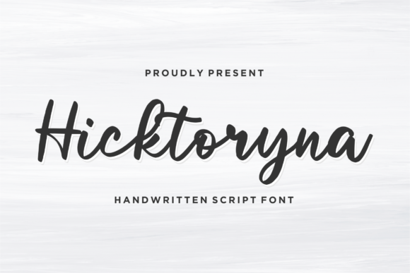 Hicktoryna Font Poster 1