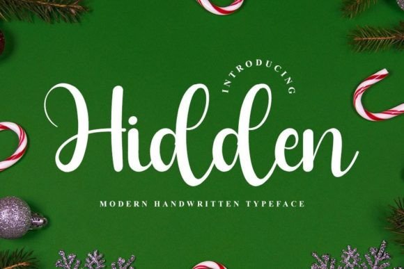Hidden Font Poster 1