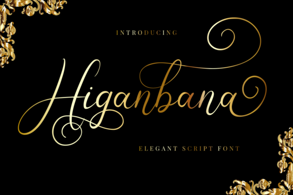 Higanbana Font Higanbana Font Poster 1