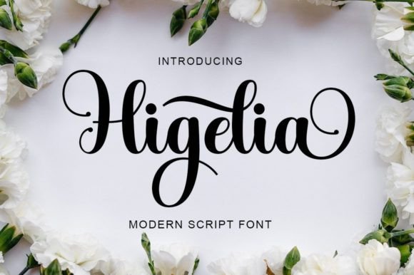 Higelia Font Poster 1