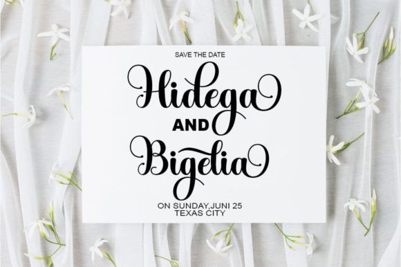 Higelia Font Poster 2