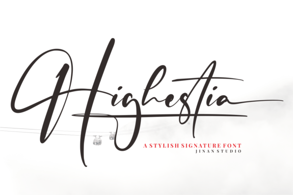 Highestia Font Highestia Font Poster 1