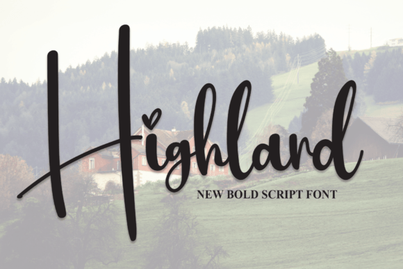 Highland Font Poster 1