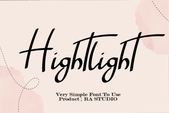 Hightlight Font