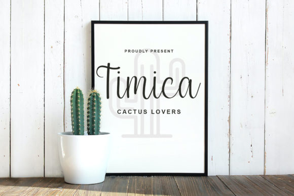 Hiking Font Poster 3