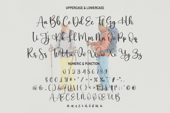 Hiking Font Poster 7