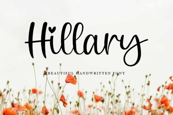 Hillary Font Poster 1