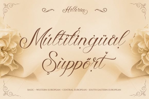 Hilleria Font Poster 6