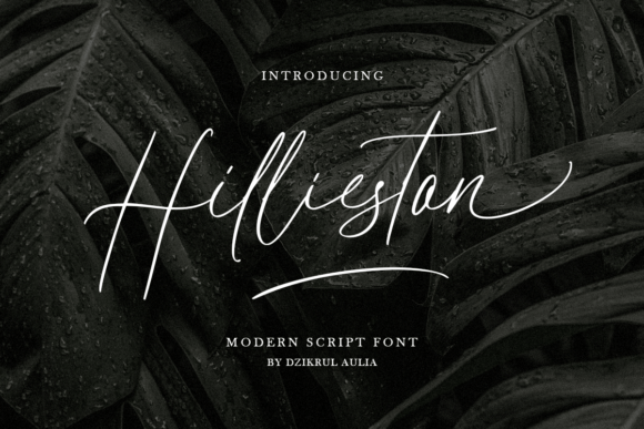 Hillieston Font Hillieston Font Poster 1