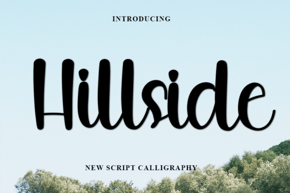 Hillside Font Poster 1