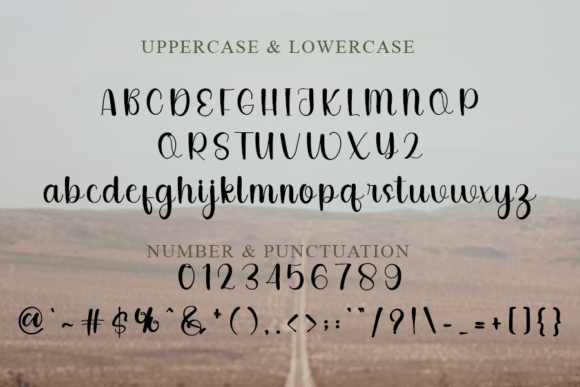 Hillside Font Poster 4