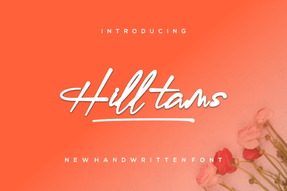 Hilltams Font Hilltams Font Poster 1