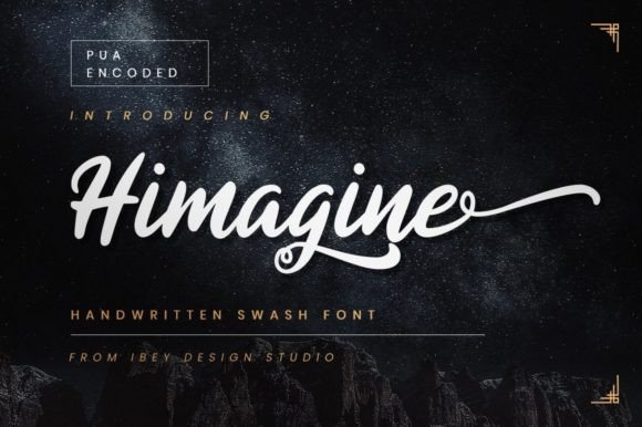 Himagine Font Poster 1