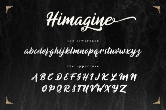 Himagine Font Poster 12