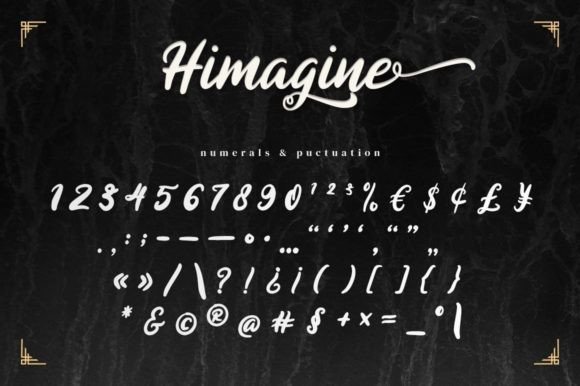 Himagine Font Poster 13