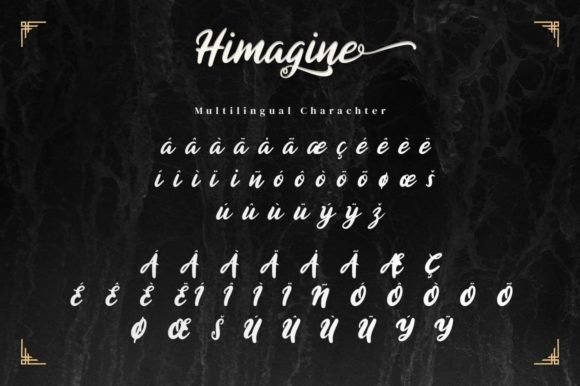 Himagine Font Poster 14
