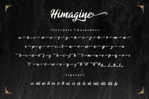 Himagine Font Poster 15
