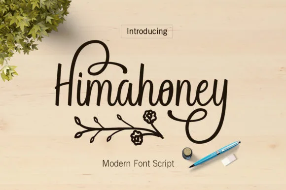 Himahoney Font Himahoney Font Poster 1