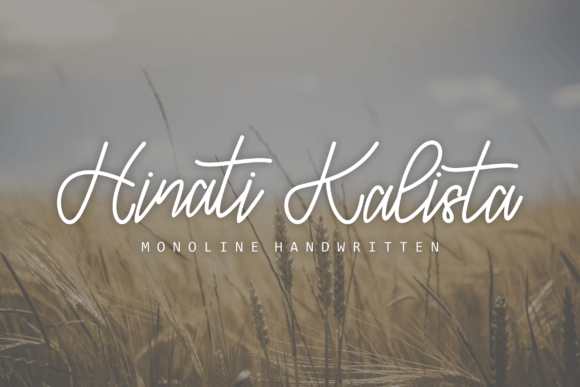 Hinati Kalista Font Poster 1