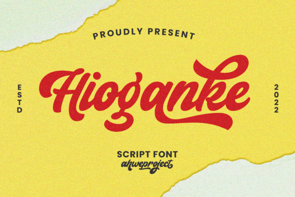 Hioganke Font Hioganke Font Poster 1