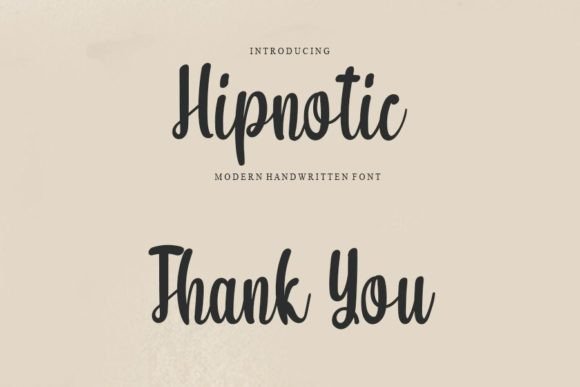 Hipnotic Font Poster 6