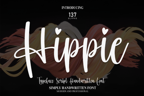 Hippie Font Poster 1