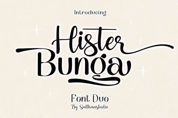 Hister Bunga Font Poster 1