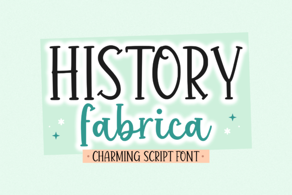 History Fabrica Font Poster 1